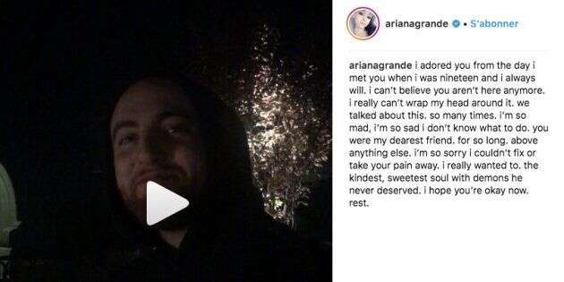 Ariana Grande s'adresse à son ex-petit ami mort Mac Miller dans un texte poignant.