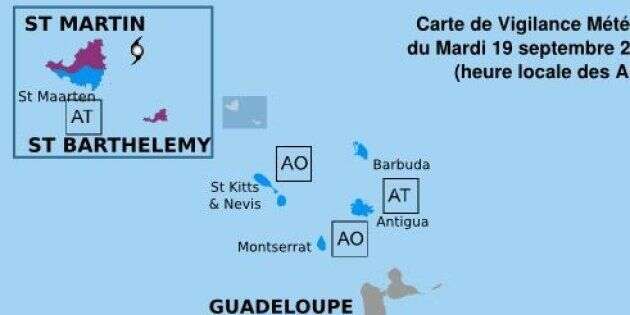 Ouragan Maria: Saint-Martin et Saint-Barthélémy en alerte violette