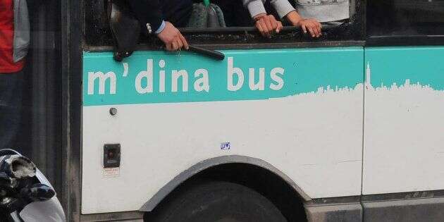 Un bus de la société M'dina Bus en 2013 à Casablanca.