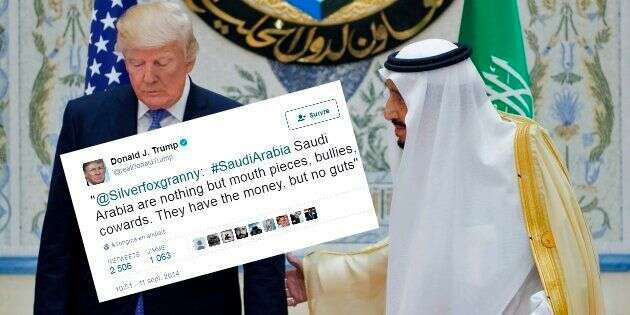 Cet ancien tweet assassin de Trump sur l'Arabie Saoudite lui revient en pleine figure