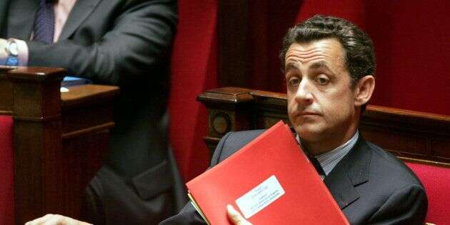 Nicolas Sarkozy à l'Assemblée nationale en 2005