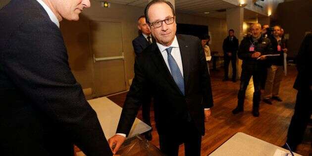 François Hollande a voté pour le second tour de la présidentielle à Tulle.