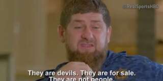 Pour le président tchétchène:
