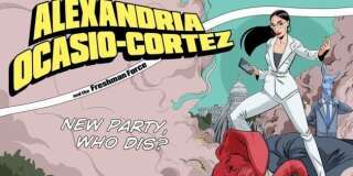 Alexandria Ocasio-Cortez, plus jeune élue au Congrès américain, star d'un comics disponible en mai 2019.