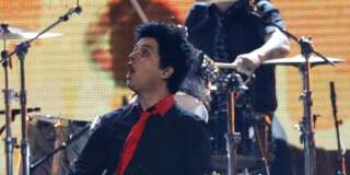 Billy Joe Armstrong, le leader de Green Day, aux American Music Awards à Los Angeles le 20 novembre 2016.