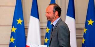 Edouard Philippe à l'Elysée le 9 mai 2018.