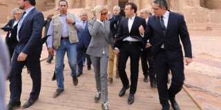 Brigitte et Emmanuel Macron ont notamment visité le temple d'Abou Simbel lors du voyage présidentiel en Égypte.