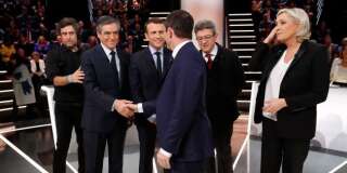 Mélenchon, Hamon, Macron, Fillon et Le Pen ont débattu lundi soir sur TF1.