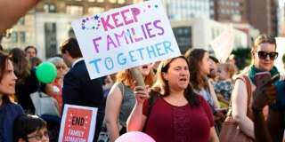 Une manifestation contre la séparation des familles de migrants à New York le 14 juin 2018.