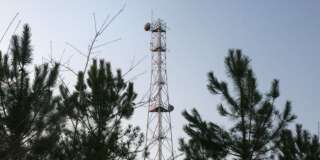 Une antenne de téléphonie mobile à Arjuzanx dans les Landes.