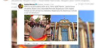 L'eurodéputée Nadine Morano est visée par une plainte pour injure homophobe et transphobe après ce tweet.