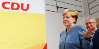 Angela Merkel après sa victoire aux législatives, le 24 septembre.