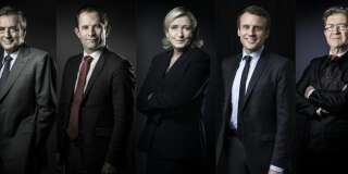 Les cinq favoris de la présidentielle débattent sur TF1.
