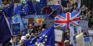 Des milliers de manifestants à Londres contre le Brexit, le jour des 60 ans du Traité de Rome