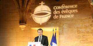 Quel catholique est Emmanuel Macron, qui s'exprime ici en avril devant la Conférence des évêques de France?