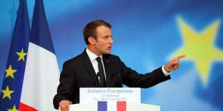Emmanuel Macron, ici lors de son discours à la Sorbonne en septembre 2017, n'en a pas fini de l'expression