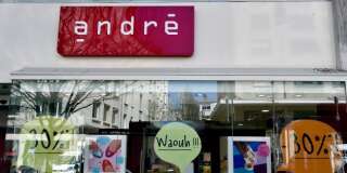 Un magasin André dans le centre de Nantes, en avril 2015