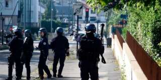 Mort d'Aboubakar F. à Nantes: des policiers sur le terrain après les violences urbaines.