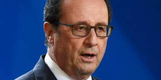 François Hollande en conférence de presse le 20 octobre 2016 à Bruxelles.
