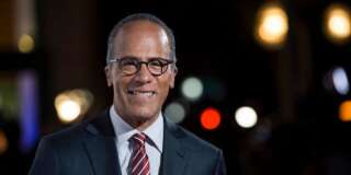 FILE - In this Oct. 28, 2015, file photo, NBC Nightly News anchor Lester Holt arrives at the 9th Annual California Hall of Fame induction ceremonies at the California Museum, in Sacramento, Calif.  Holt will moderate the first scheduled presidential debate on Sept. 26, 2016 with  ABCâs Martha Raddatz, CNNâs Anderson Cooper and Fox News Channelâs Chris Wallace lined up for others. (Jose Luis Villegas/The Sacramento Bee via AP, Pool, File)