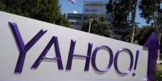 A Yahoo sign is seen at the company's headquarters Tuesday, July 19, 2016, in Sunnyvale, Calif. (AP Photo/Marcio Jose Sanchez)