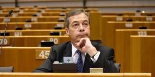 Nigel Farage au Parlement européen à Bruxelles le 29 novembre 2018.