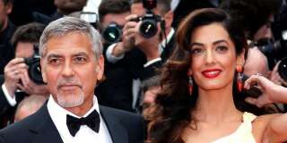 George Clooney et sa femme Amal au Festival de Cannes le 12 mai 2016.