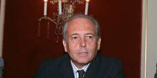 Alain Chevalier lors d'une assemblée générale extraordinaire de LVMH à Paris le 22 septembre 1988.