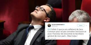 Les pro-Macron exclus mais Sens Commun simplement convoqué: Darmanin s'étrangle