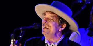 Bob Dylan lors d'un concert en Angleterre en 2012.