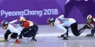 Jeux olympiques d'hiver 2018: Thibaut Fauconnet a pris un coup de patin dans le visage