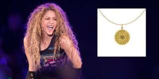 Shakira vendait un collier orné d'un symbole nazi pour faire la promotion de sa tournée,.