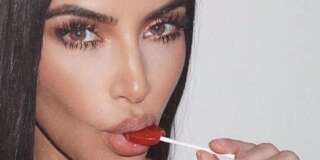 Sur son compte Instagram, Kim Kardashian fait la promotion de sucettes coupe-faim.