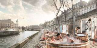 La marque suédoise Ikea installera du 1er au 3 mars des bains nordiques sur les quais de Seine à Paris.