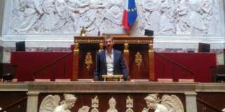 Le député LREM Matthieu Orphelin lors de sa première journée à l'Assemblée nationale, le 20 juin 2017.