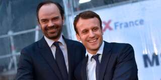 Edouard Philippe et Emmanuel Macron.