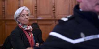 Christine Lagarde le 12 décembre, lors de son procès devant la Cour de justice de la République.