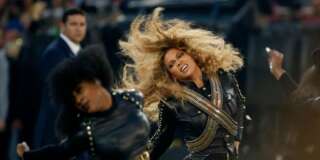 FILE - In this Sunday, Feb. 7, 2016, file photo, Beyonce performs during halftime of the NFL Super Bowl 50 football game in Santa Clara, Calif. After the recent debut of her visual album âLemonadeâ on HBO, a Ticketmaster representative told The Associated Press on Wednesday, April 27, that the ticket outlet company saw searches for BeyoncÃ©âs concerts increased by 116 percent compared to last week. (AP Photo/Matt Slocum, File)