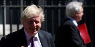 Boris Johnson et David Davis quittant le 10 Downing Street en juin. REUTERS/Toby Melville