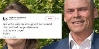 Garde à vue pour Stéphane Poussier, l'ex-Insoumis qui se félicitait de la mort du gendarme Arnaud Beltrame