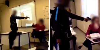 Un lycéen a pointé une arme factice sur sa professeure