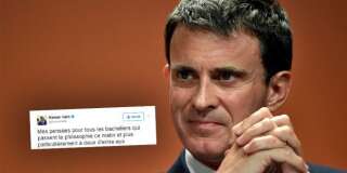 Bac 2017: Manuel Valls a une pensée particulière pour deux candidats