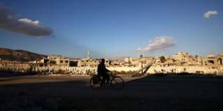 Douma, à l'Est de Damas en Syrie. REUTERS/Bassam Khabieh