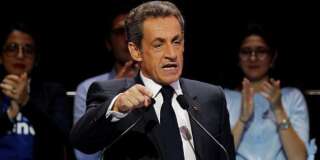 Nicolas Sarkozy en meeting le 9 octobre 2016. REUTERS/Philippe Wojazer
