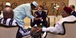 Pour l'arrivée d'Emmanuel Macron au Mali pour le