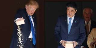 Entre les samouraïs et les carpes, Donald Trump se moque de la culture et des traditions japonaises