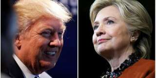 Montage photo présentant Donald Trump et Hillary Clinton. REUTERS/Carlo Allegri (L)/Carlos Barria (R)/File Photos