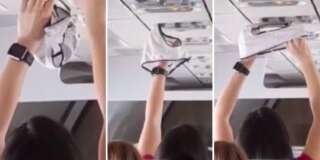 Cette vidéo totalement culotée filmée dans un avion vaut le détour