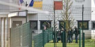 La prison de Condé-Sur-Sarthe dans l'Orne ce mardi 5 mars après l'agression de 2 surveillants.