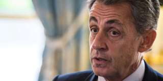 Nicolas Sarkozy à l'Elysée le 6 novembre 2017.